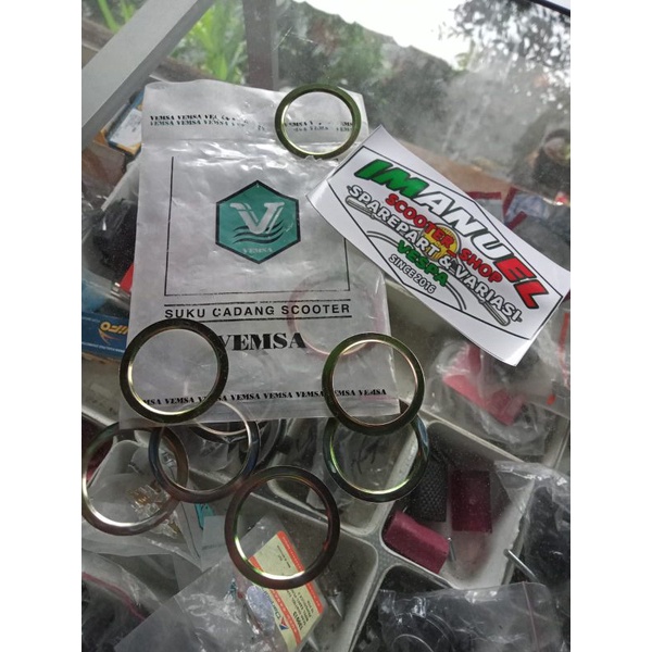 RING KOPLING TIPIS ring Kuningan kopling tipis Vespa PX super sprint vbb bajai ps