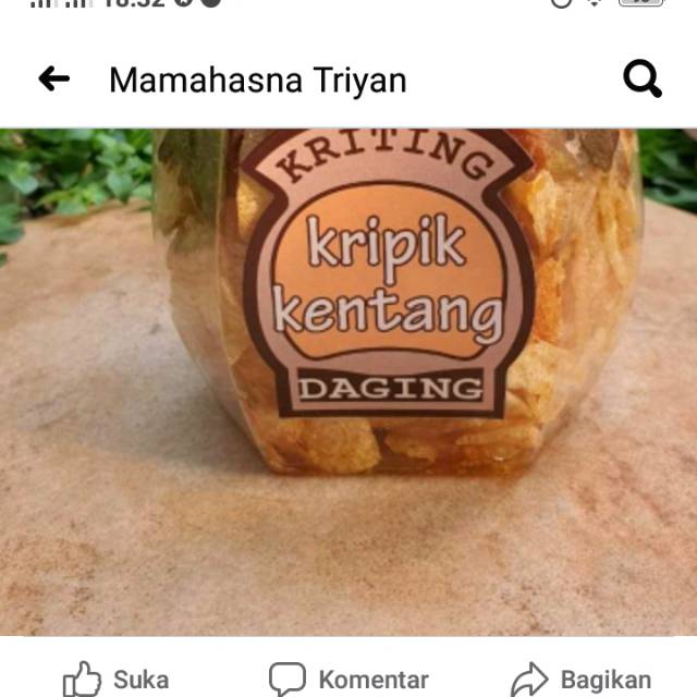 

Kripik kenrang daging