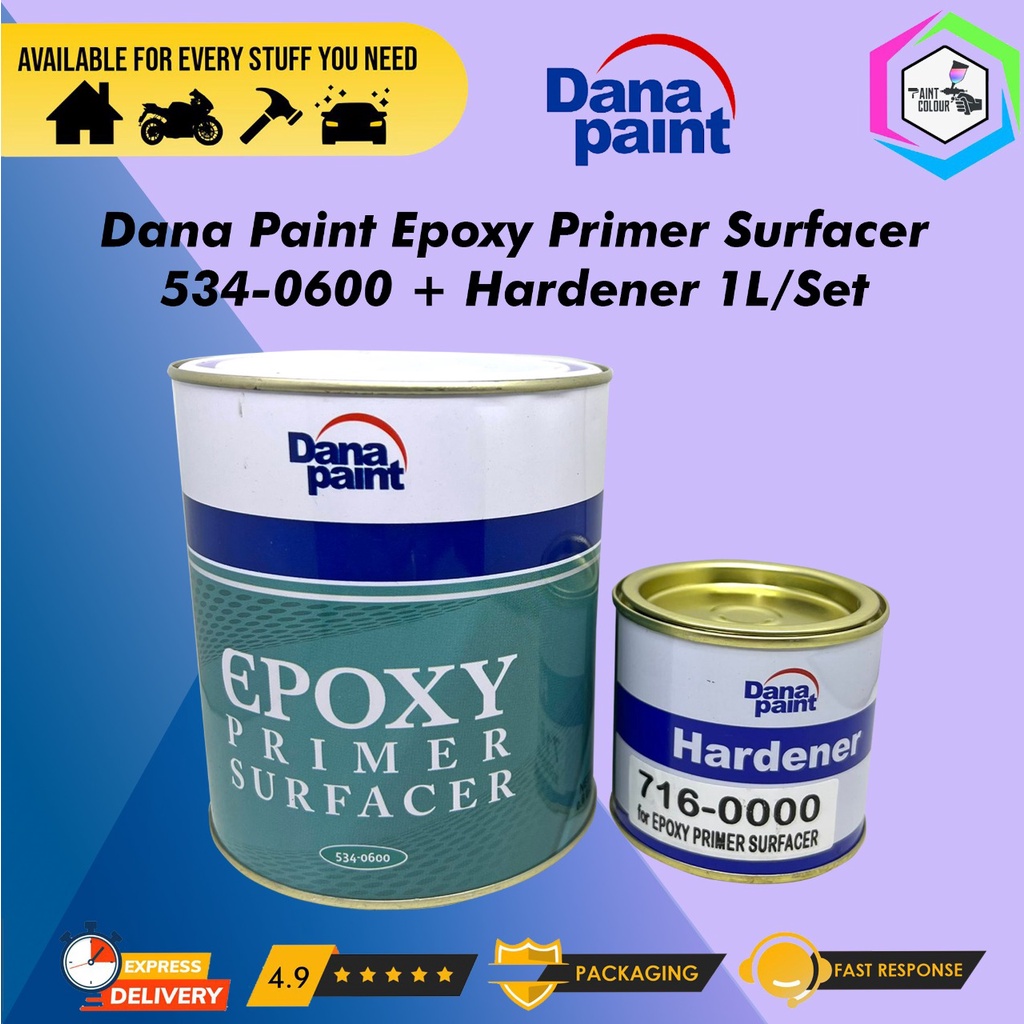 Dana Paint Epoxy / Cat Dasar 0600 Primer Surfacer GREY 1kg