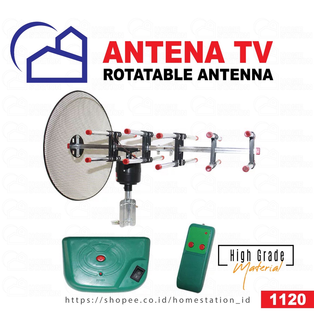 Antena Parabola Tv Mini Outdoor / Antena tv remote + booster / Antena TV Digital Remot outdoor indoor 1120 / 1110