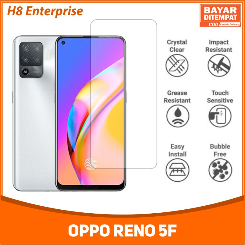 Tempered Glass Oppo Reno 5F Premium Quality Anti Gores Kaca