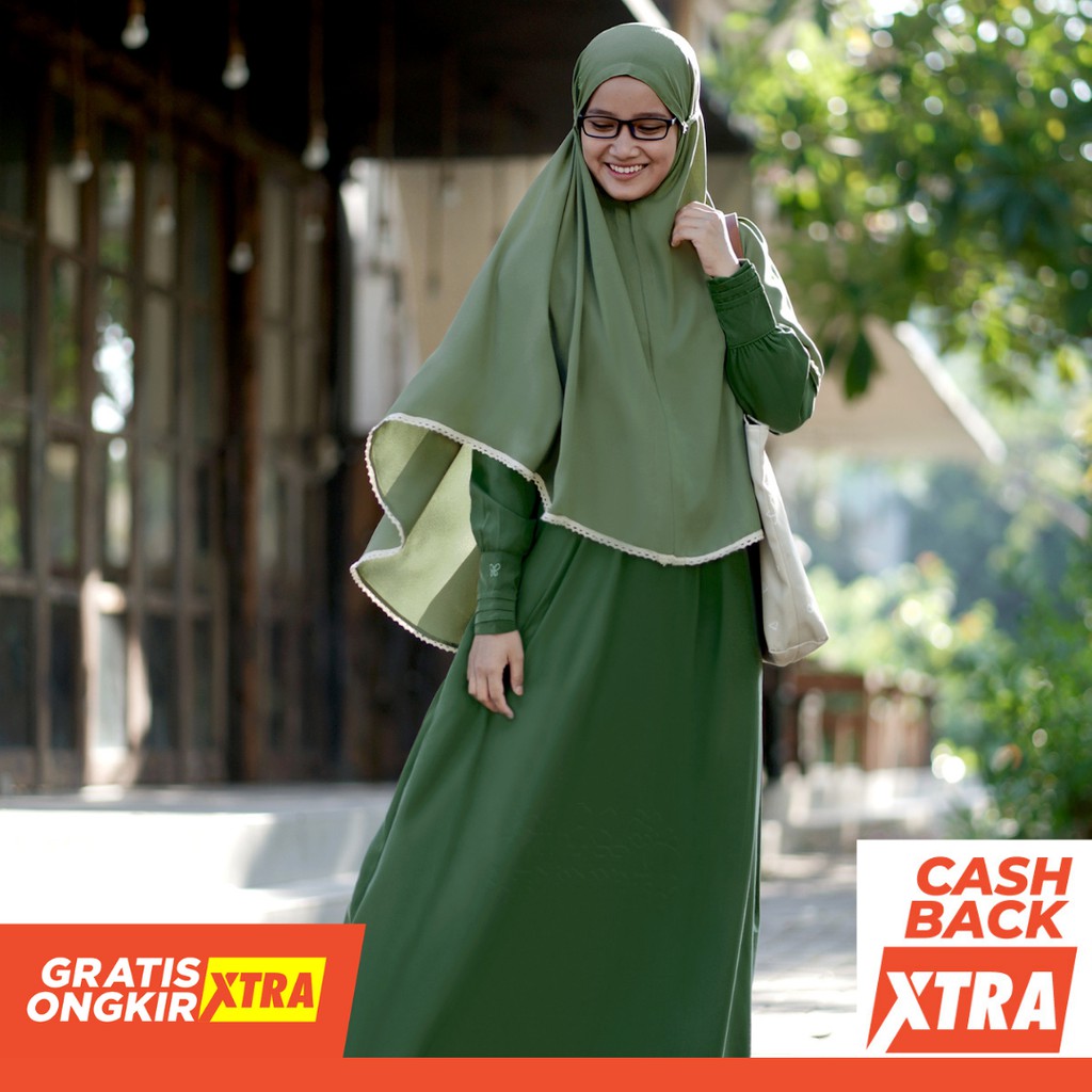 Hijab Alila Gamis Hari. Baju Muslimah Remaja Polos