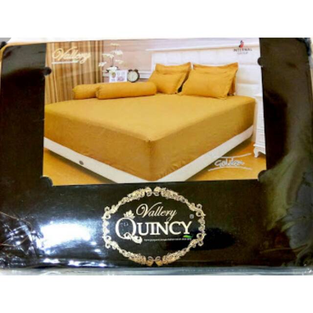 VLV Sprei uk T30 200x200 Quincy Vallery golden