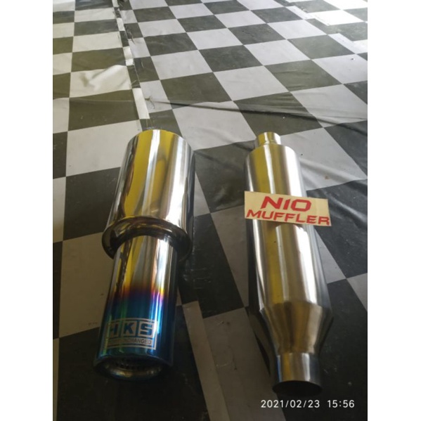 knalpot mobil suara ngebas dan resonator
