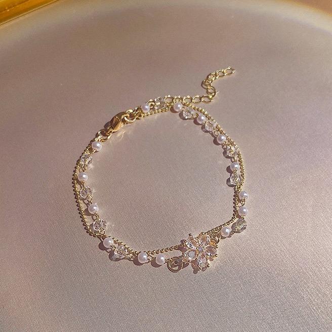 3008B V-YOUNG Gelang Rose Helen Gold