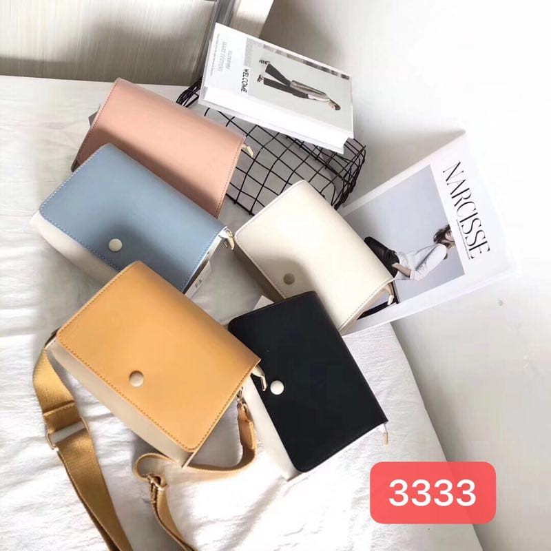 #3333 Tas selempang unik lucu dan bagus sling bag wanita cewe import bahan premium dan awet