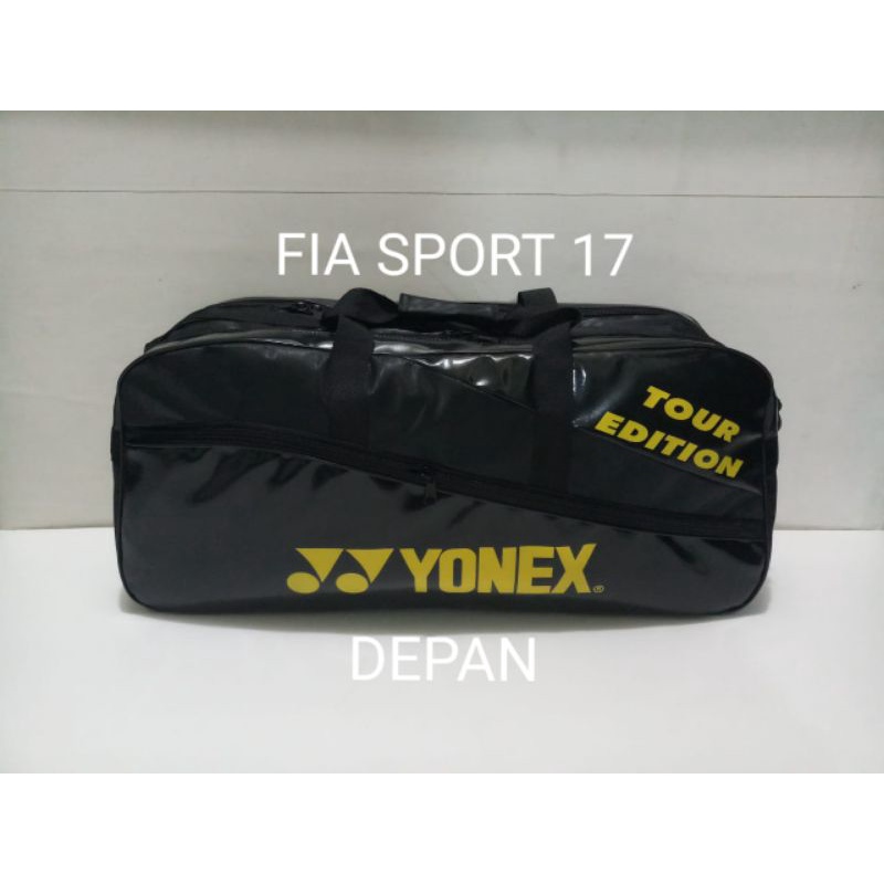 Tas Raket Badminton hitam kotak