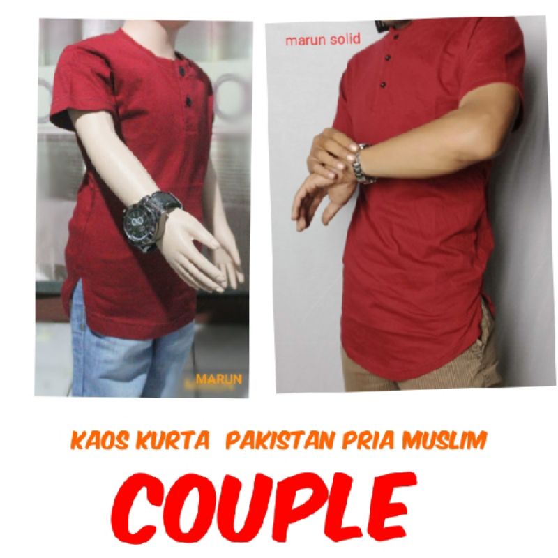 Koko Couple Ayah Dan Anak Premium / kaos kurta Pakistan Couple Ayah Dan Anak Laki Laki Tebaru