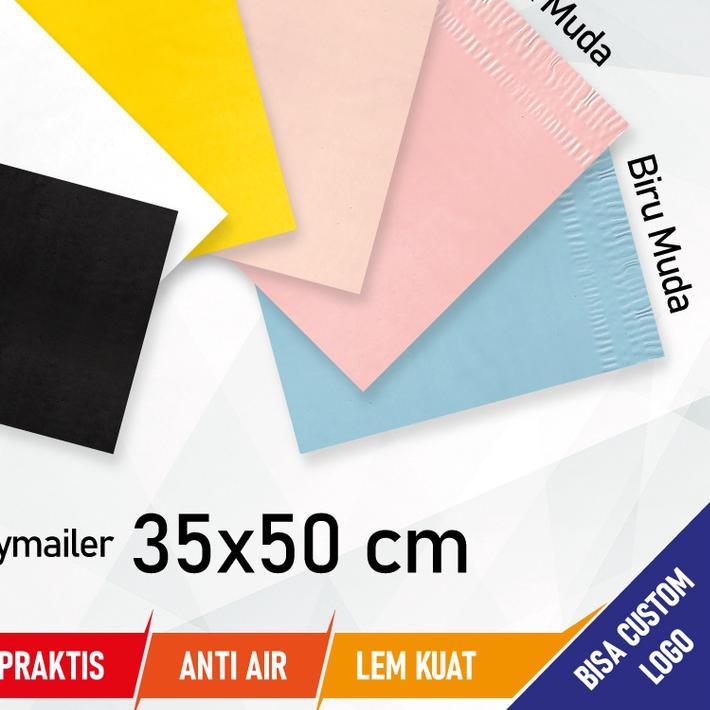 

[35x50] 100LEMBAR PLASTIK POLYMAILER PACKING ONLINE SHOP KUALITAS PREMIUM STANDARD MURAH