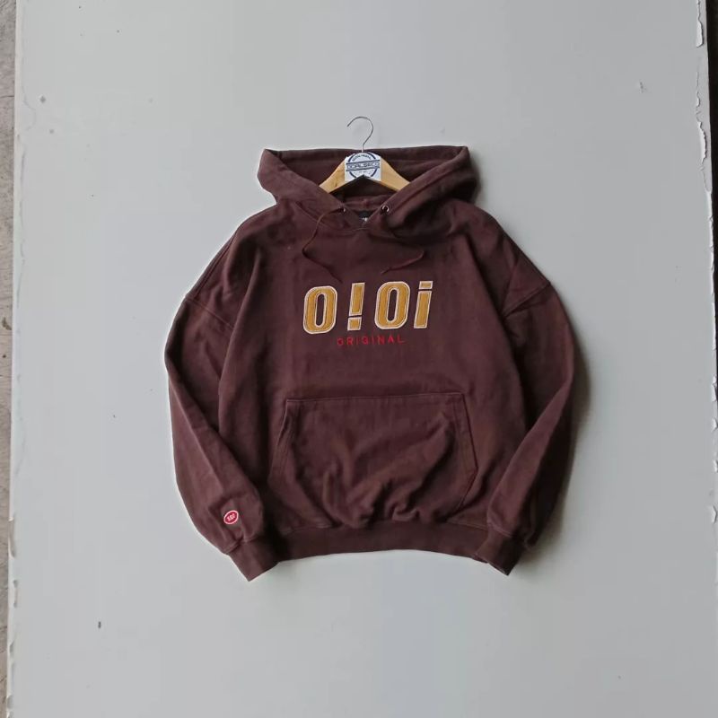 HOODIE OIOI COKLAT SECOND ORIGINAL