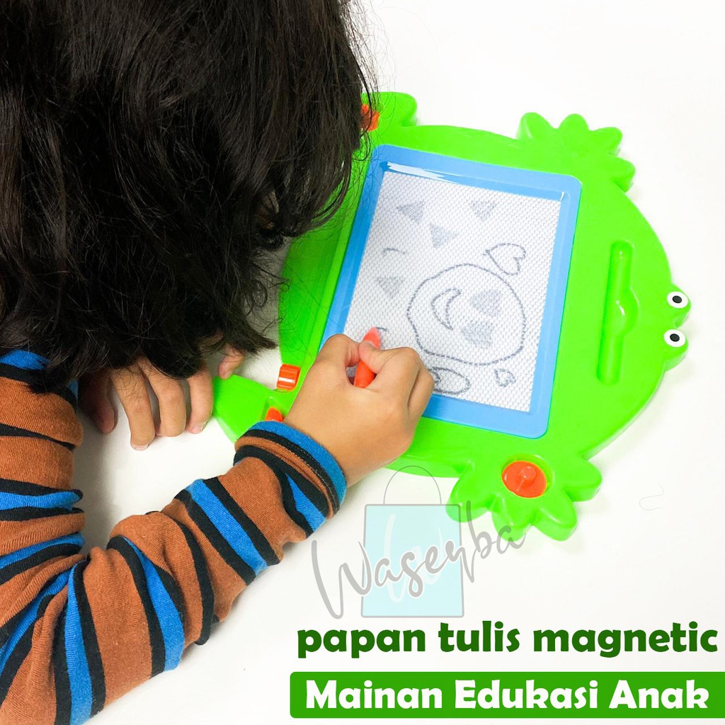 Drawing Board Magnetic / Papan Tulis Magnet Mainan Edukasi Anak