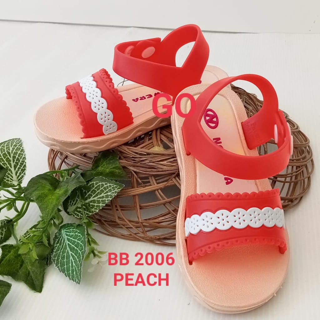 sogo NEW ERA BB/KC 2006 Sandal Sepatu Anak Tali Belakang Karet Sandal Bayi Perempuan Original