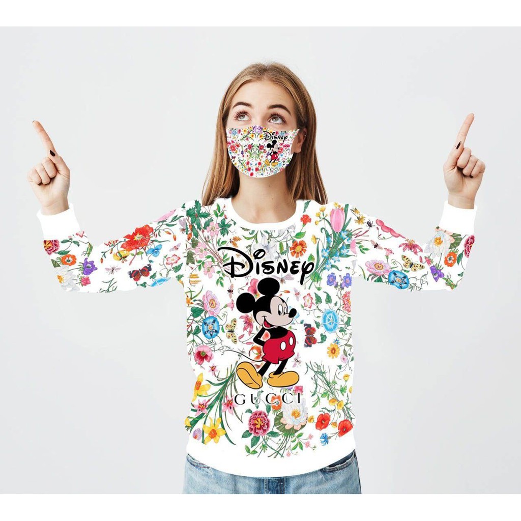 SWEATER GUCCI MASKER SET - MICKEY DISNEY ORIGINAL PREMIUM BEST SELLER