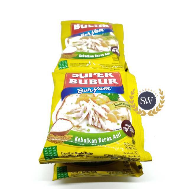 

Super Bubur - Buryam- PER RENCENG - Isi 10 sachets x 20gr