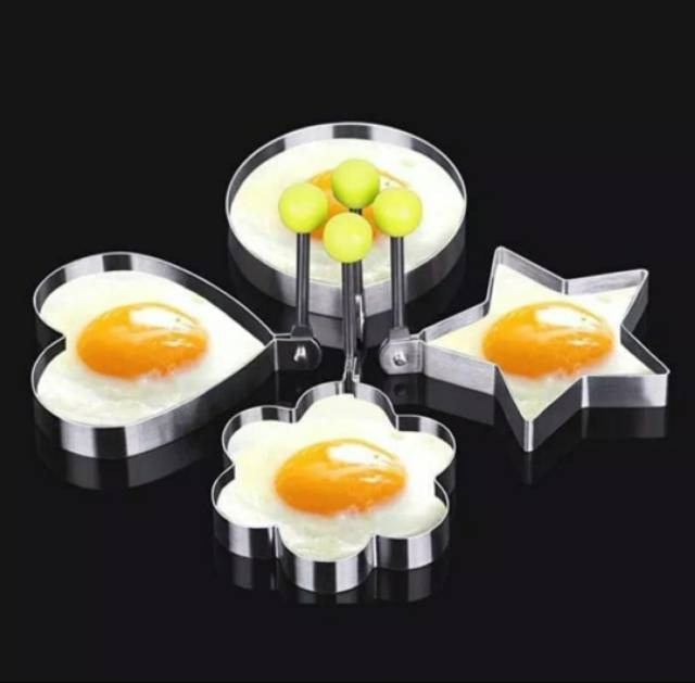 BEST SELLER  !! CETAKAN TELUR TELOR BENTUK KARAKTER STAINLESS STEEL EGG BENTO