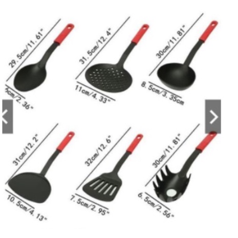 Spatula Set 6 In 1 Murah