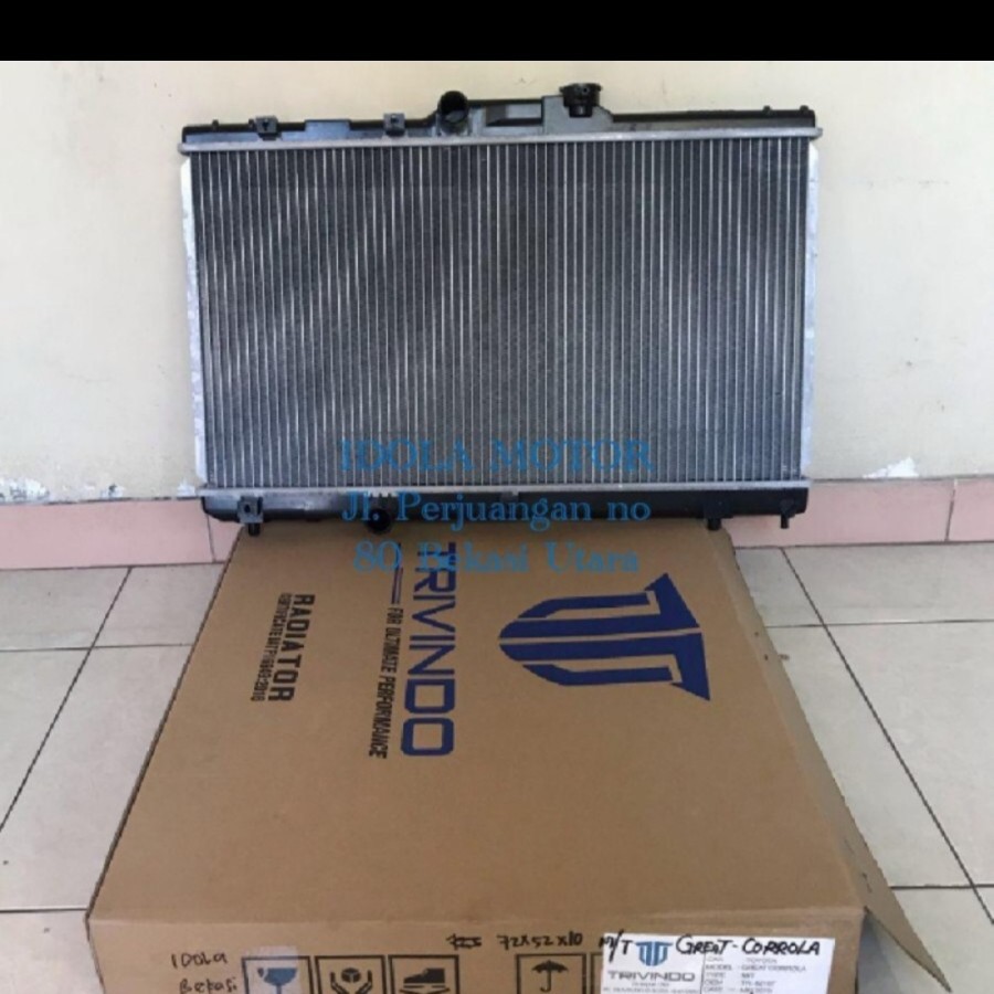 Radiator assy Toyota Corolla Great MT Manual TR-82167 Trivindo