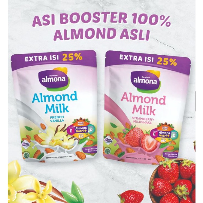 ALMONA SUSU ALMOND POUCH 175G / ASI BOOSTER