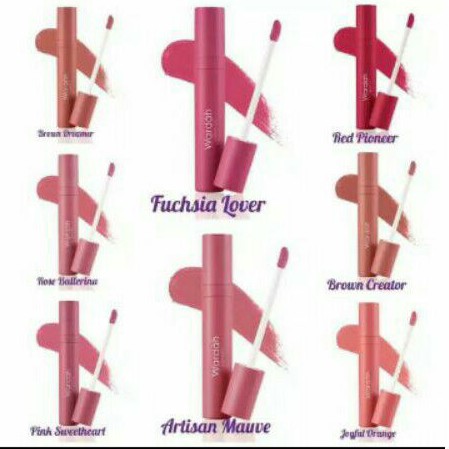 wardah colorfit velvet matte lip mousse