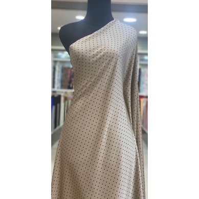 Italian Silk Sutra Motif Polkadot Halus