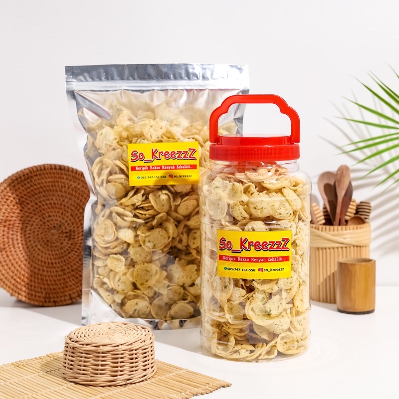

SO KREEZZZ / Keripik Bakso / Size A 500 gr