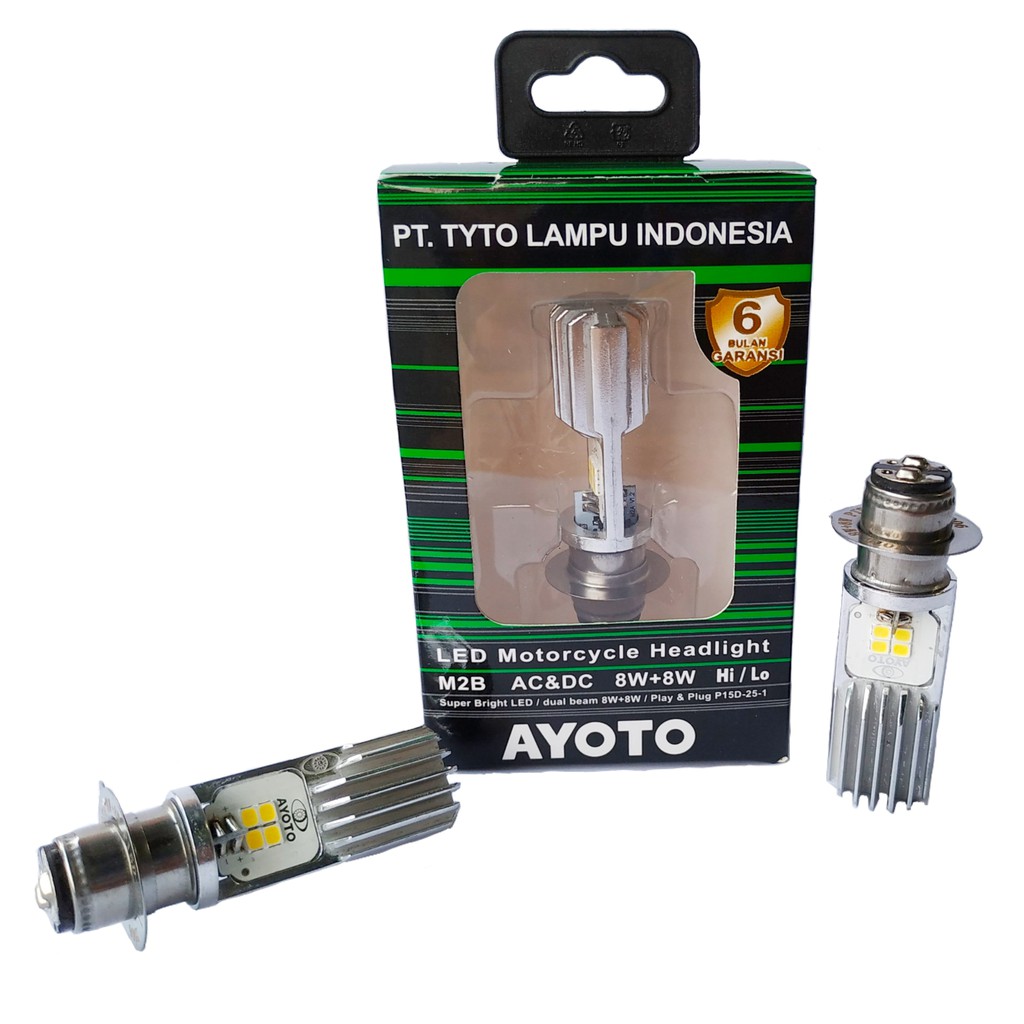 Tyto Lampu  Led  Utama Depan 2 Sisi Tipe M2B Motor  Bebek Dan 