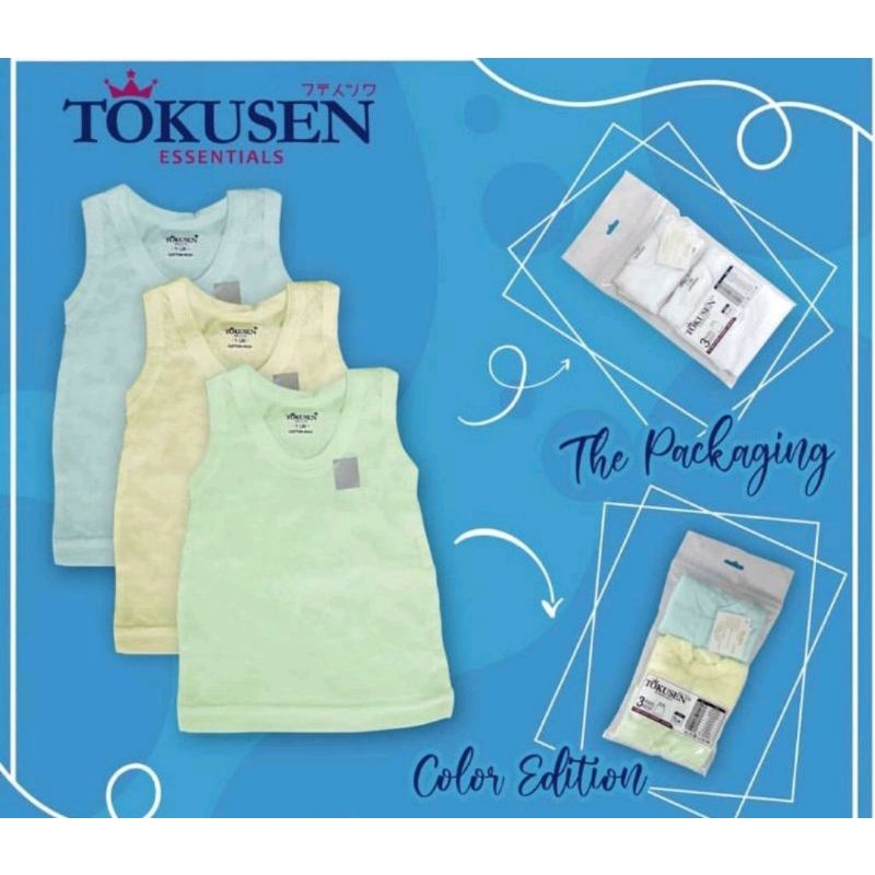 Kaos Dalam Singlet Bayi Baru Lahir Tokusen Costly SNI Satuan Dan 3PCS
