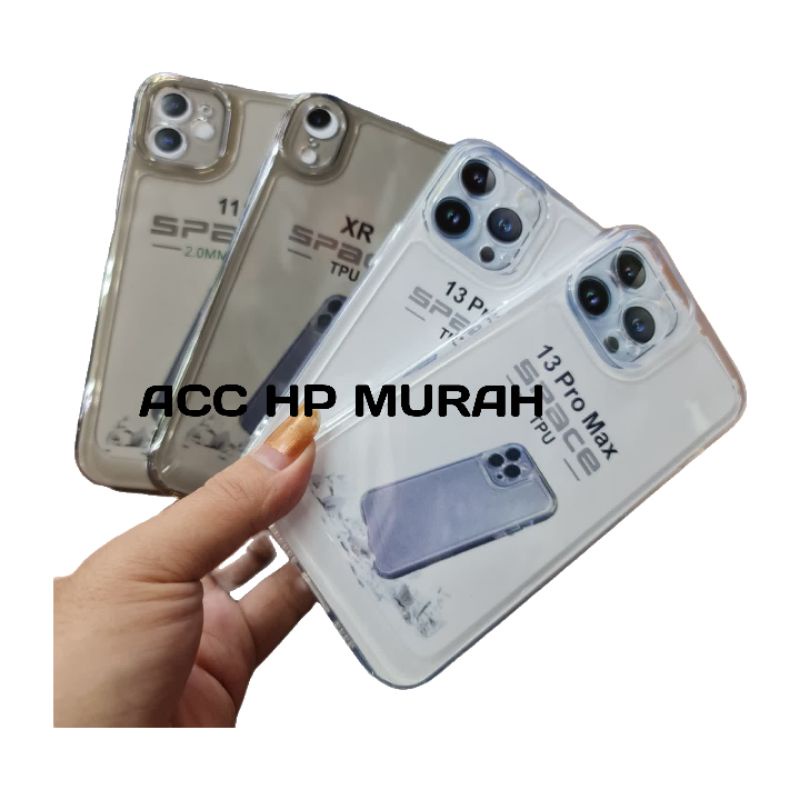 IPHONE 6 6+ 7 7+ 8 8+ X XS XS MAX XR 11 11PRO 11PROMAX 12 12PRO 12PROMAX 13 13PRO 13PROMAX 14 14PLUS 14PRO 14PROMAX 15 15+ 15PRO 15ULTRA CLEAR CASE SPACE PREMIUM