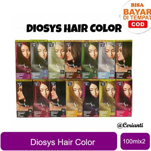 Diosys Pewarna Rambut Permanen Dan Penetral (Bleaching) 100 ML_Cerianti