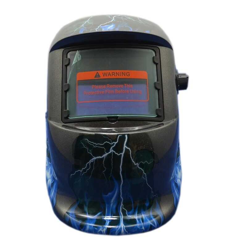 (BISA COD) RVOSTR VERMARK Helm Las Otomatis Auto Darkening Motif Lightning - HW-013