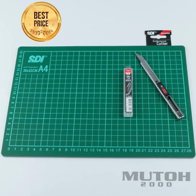 

TREND CUTTING MAT SDI A4 + PROFESSIONAL CUTTER 0439C + REFILL 1361 STOK TERBATAS