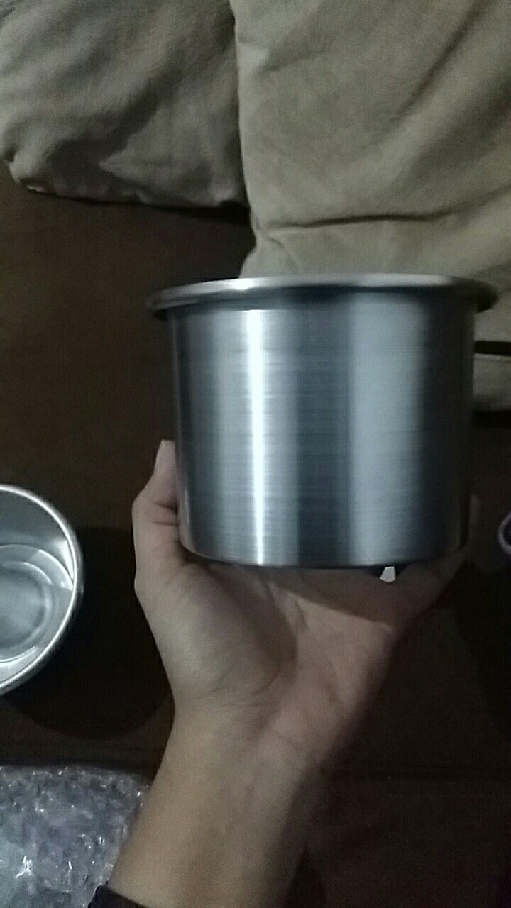 Loyang Chiffon Press Mini Lurus Diameter10cm Dan 12cm Tinggi 8cm Tebal 0,8cm