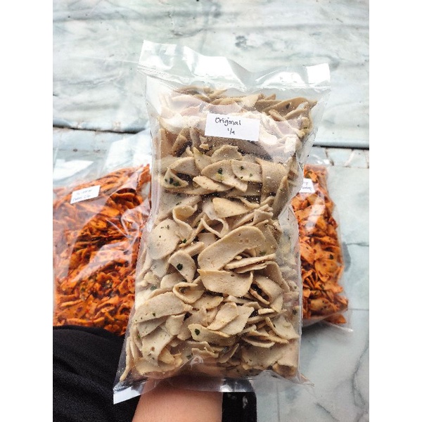 

250gr ORIGINAL Basreng Kering Daun Jeruk
