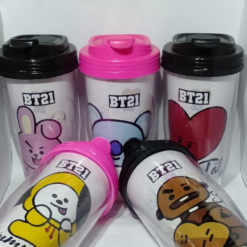 Tumbler Kpop BT21/CUSTOM/Botol minuman