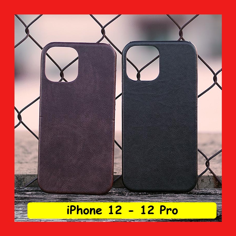 iphone 12   12 pro   original leather covered hard case casing cover kulit