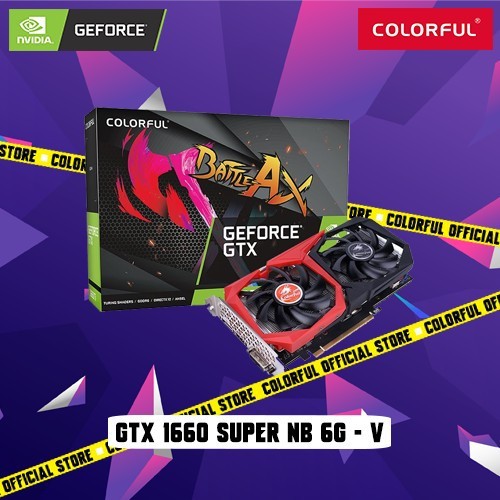 Vga Colorful GTX 1660 Super NB 6G-V - Colorful Geforce GTX 1660 Super 6GB - Geforce GTX1660 Super 6G