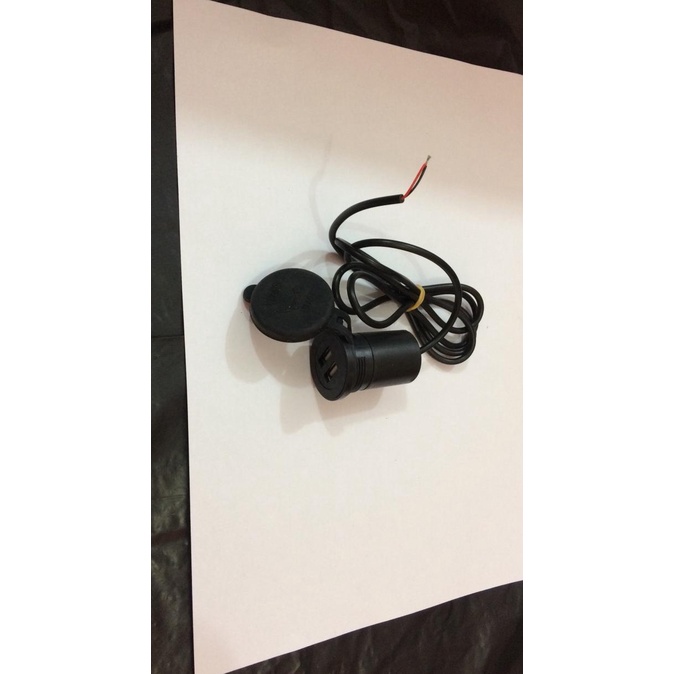 Charger USB hp 2 slot usb casan handphone di motor mobil anti air gsm07 Kualitas Baik