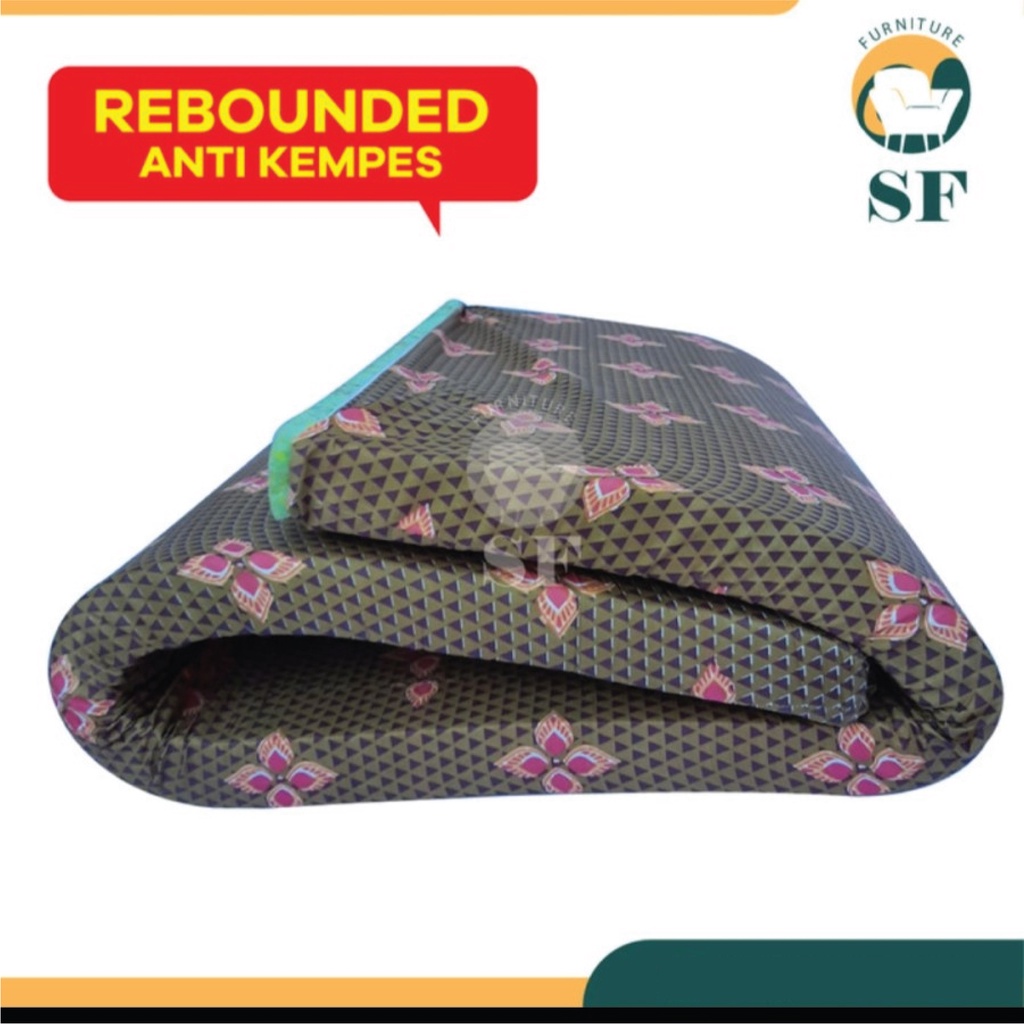 JTR kasur lipat rebounded/kasur keras/orthopedic/lansia 100x7x200