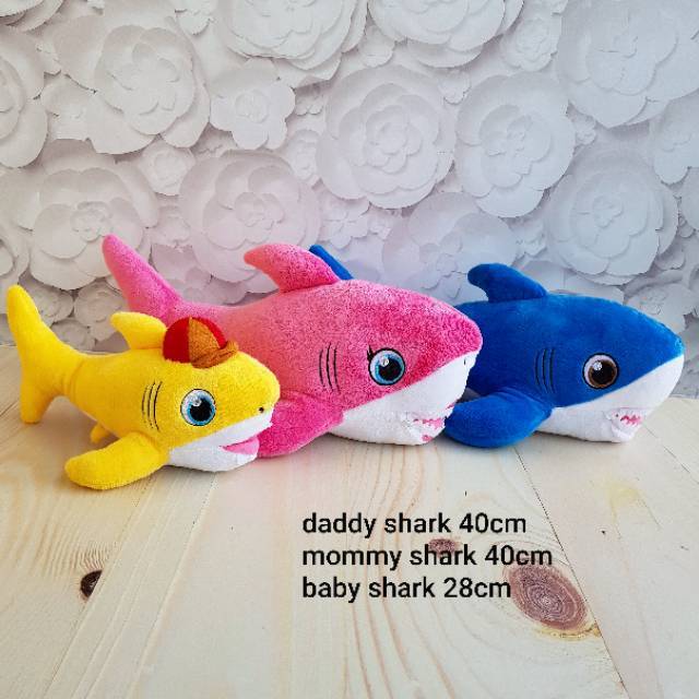 BONEKA SHARK FAMILY - BABY SHARK / MOMMY SHARK / DADDY SHARK