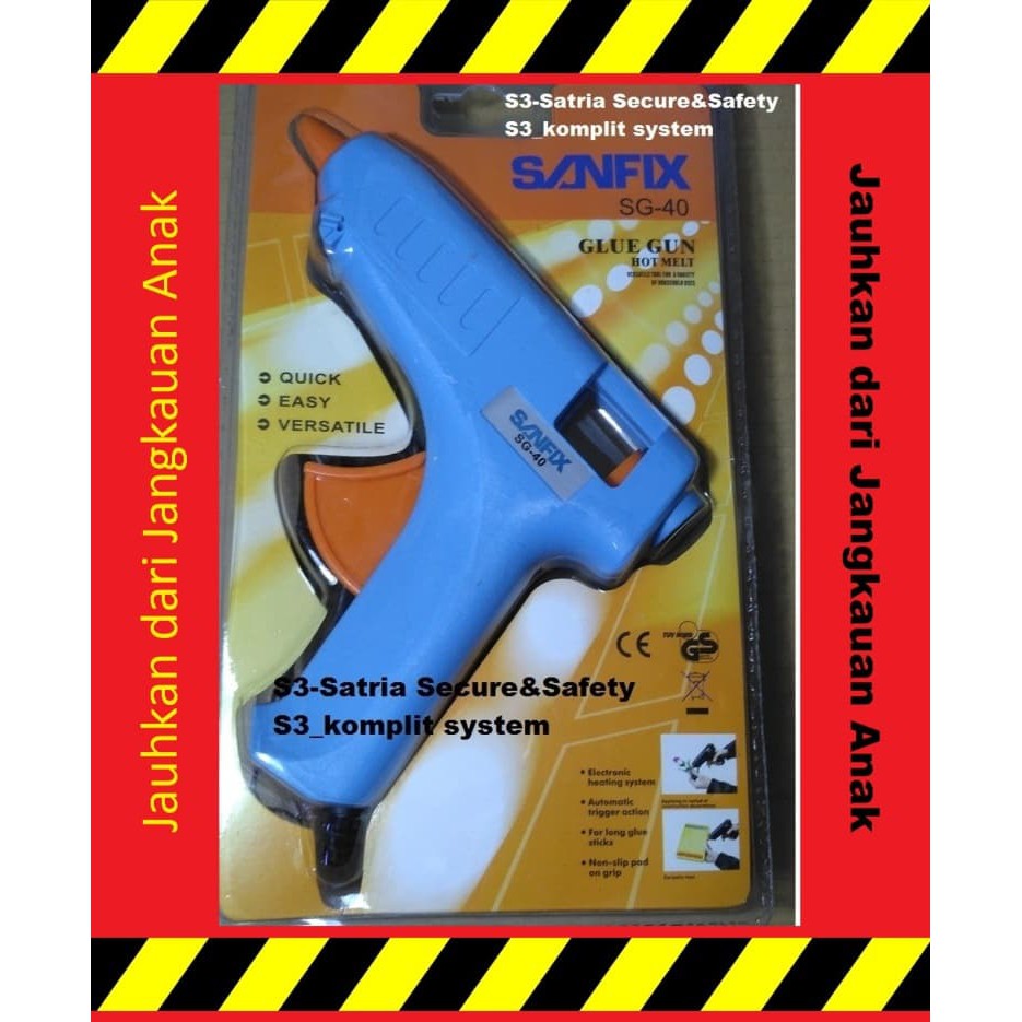 

SANFIX SG-40 40watt Alat tembak SG 40 Glue gun lem stik besar SG40