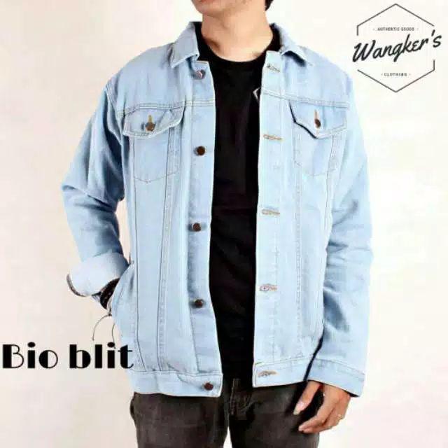 Jaket Jeans Sanwash Original-Bio blit