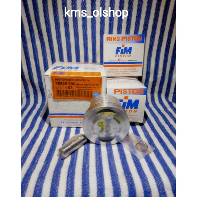 Piston Kit KLX Fim 29 size 61.5/350, 62/400, 63/500, 63.5/550, 64/600