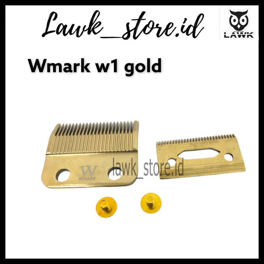 Blade wmark w1 gold / mata pisau mesin cukur rambut wmark