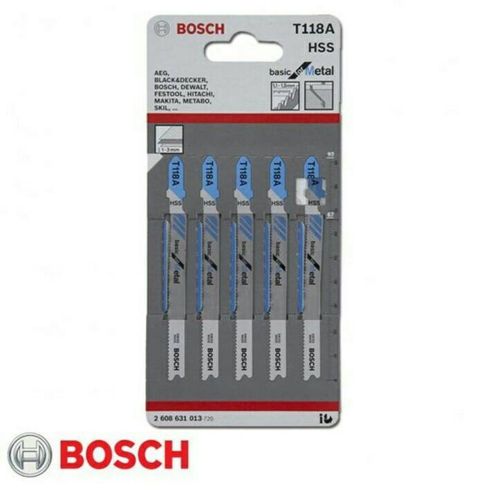 BOSCH T 118 A Mata Gergaji Jigsaw Besi Khusus