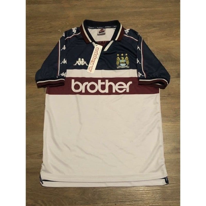 Jersey Bola Retro Manchester City Away 97/98