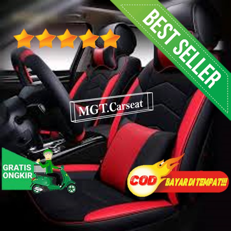 SARUNG JOK MOBIL ERTIGA GX ERTIGA GL  BAHAN KULIT SYNTETIC FULL SET 3 BARIS