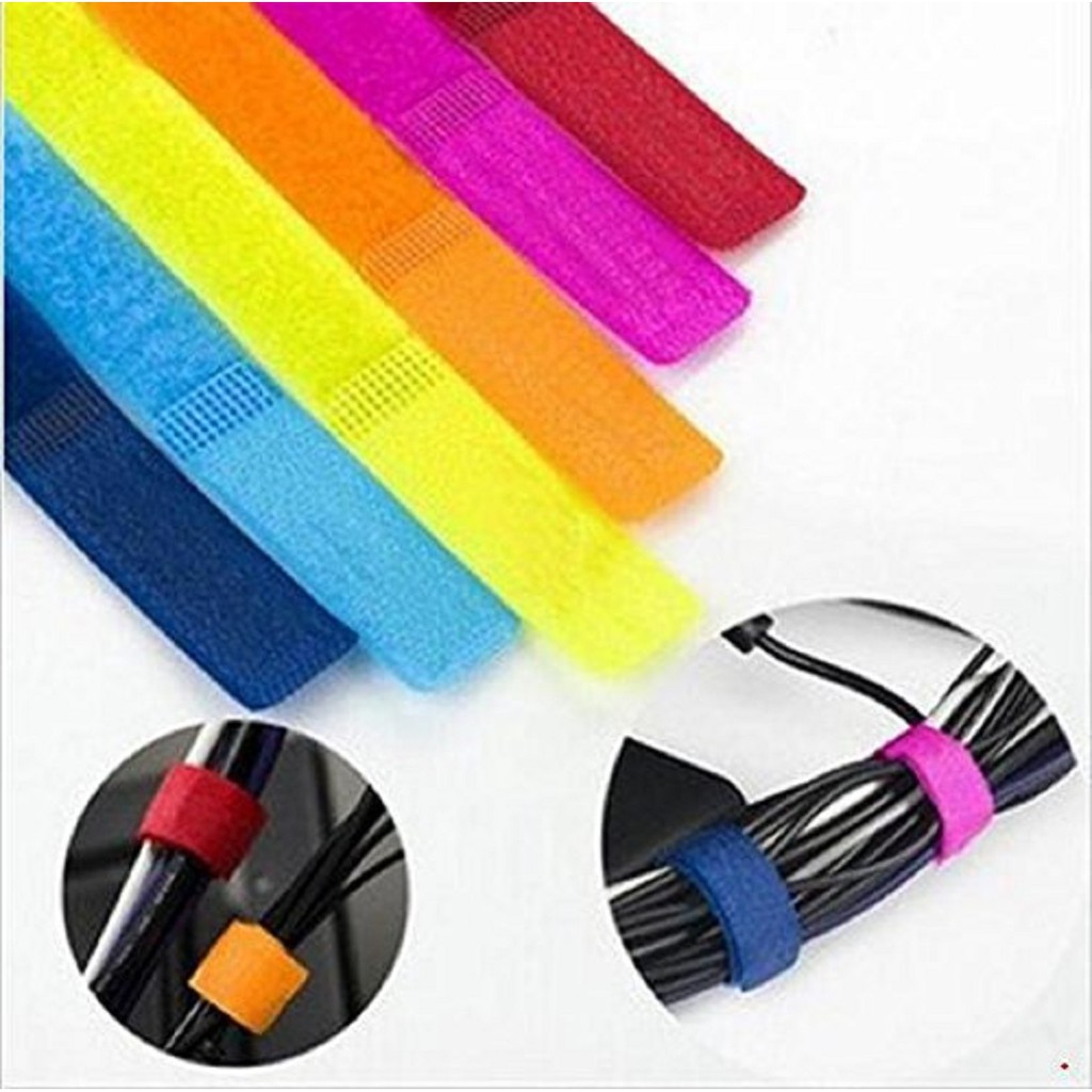 Velcro Strap Binder Cable / Klip Kabel / Penjepit Kabel / Pengikat Kabel