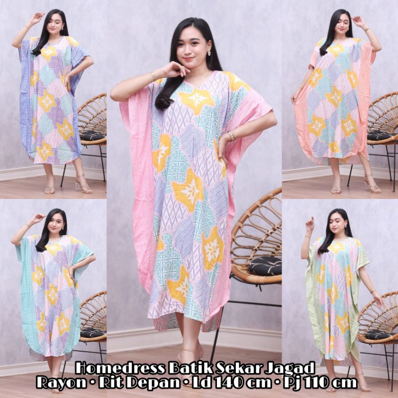 Daster Kelelawar Homedress Motif Sekar Jagad- Naira Batik