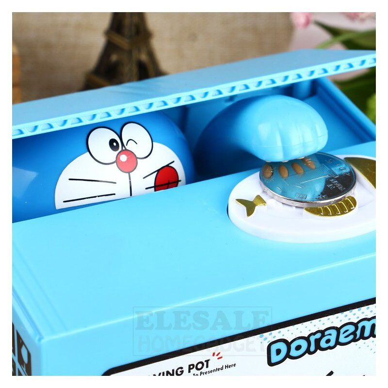 (PROMO) Celengan Karakter / Celengan Koin / Celengan kucing pencuri Koin / Celengan Viral / Celengan Doraemon