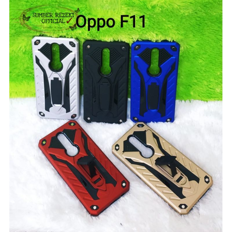 [SR] OPPO F11 Phantom Series Stand Iron Transformer Hardcase case Robot OPPO F11